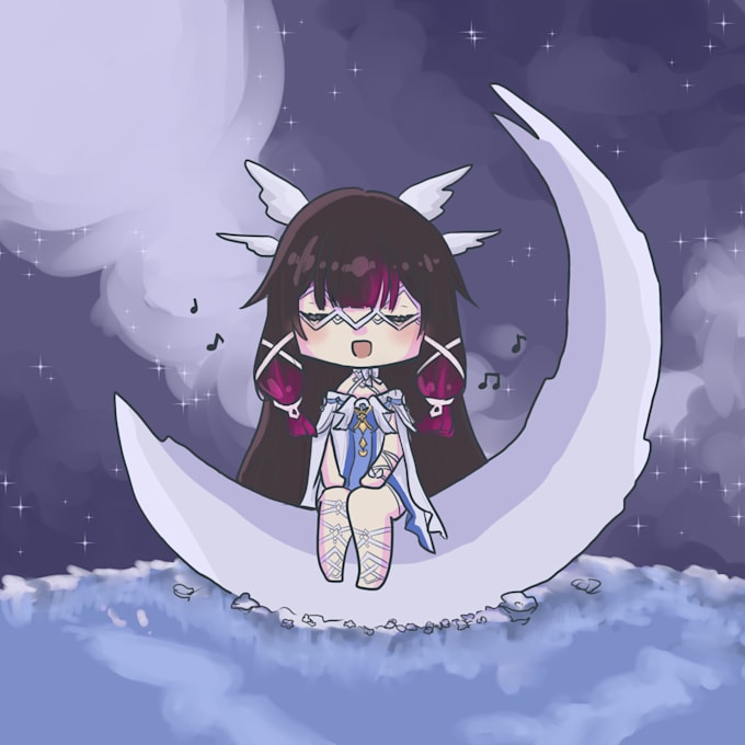 do chibi drawings commission