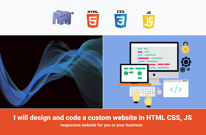 Design and code a custom website in html css, js by Brian7761 | Fiverr
