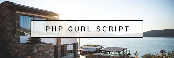 write curl php script