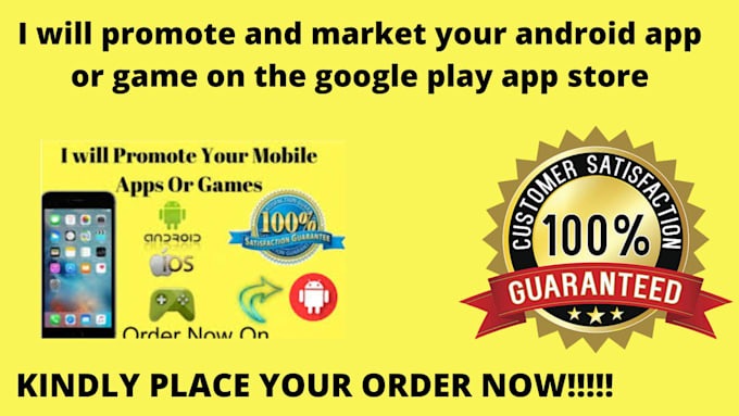Promote and market your android app or game on the google play app ...