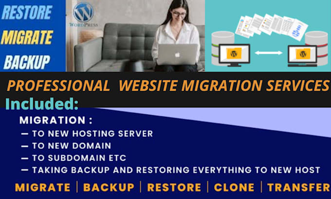 migrate your wordpress or transfer,move,backup to new domain