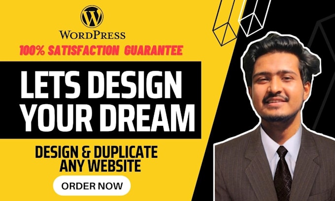 create full website,copy clone or redesign clean and modern wordpress website