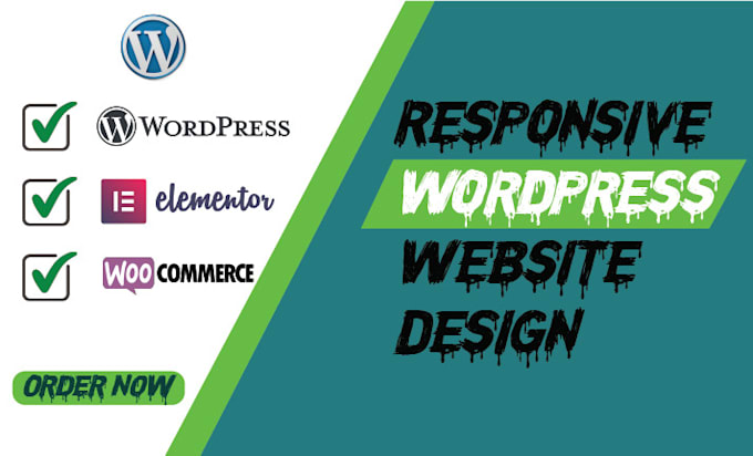 design a mobile responsive, modern wordpress website