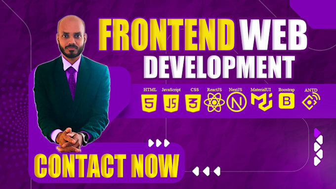 do frontend web development reactjs
