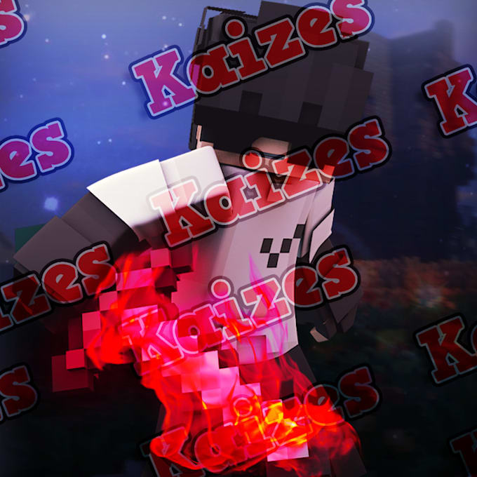 do 3d minecraft pfp with the skin and background you like