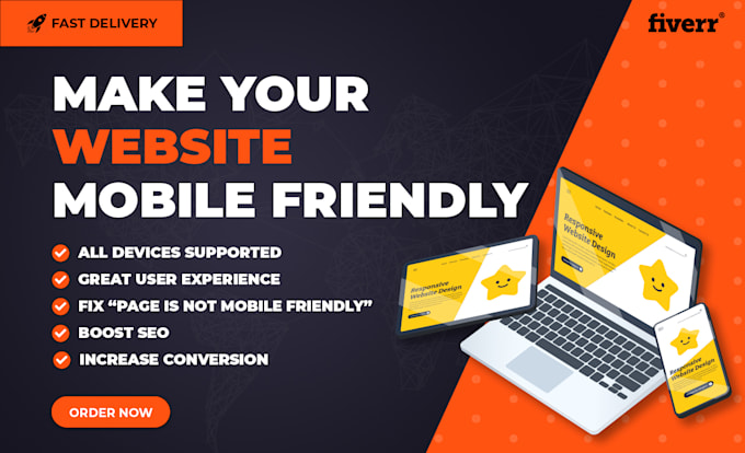 make your wordpress website mobile friendly and responsive