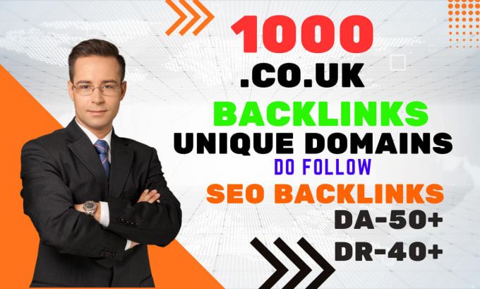 create upto 1000 homepage seo backlinks dot co dot UK sites