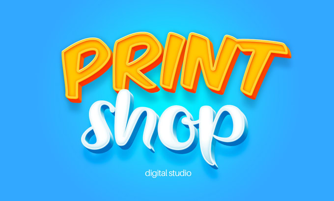 create an amazing text logo design