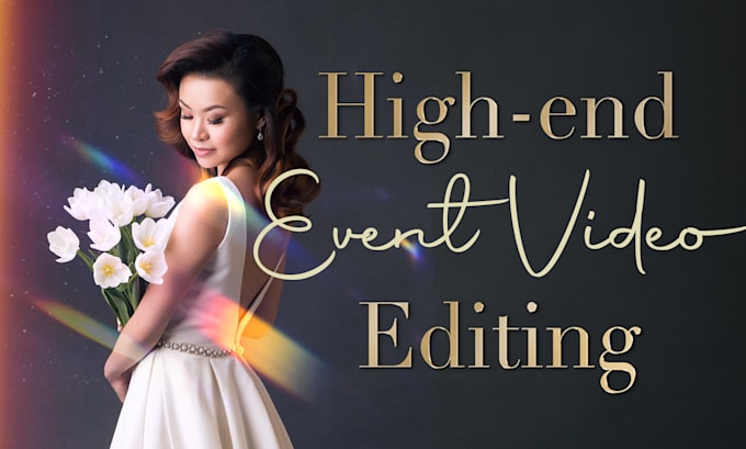 do wedding or other event video editing