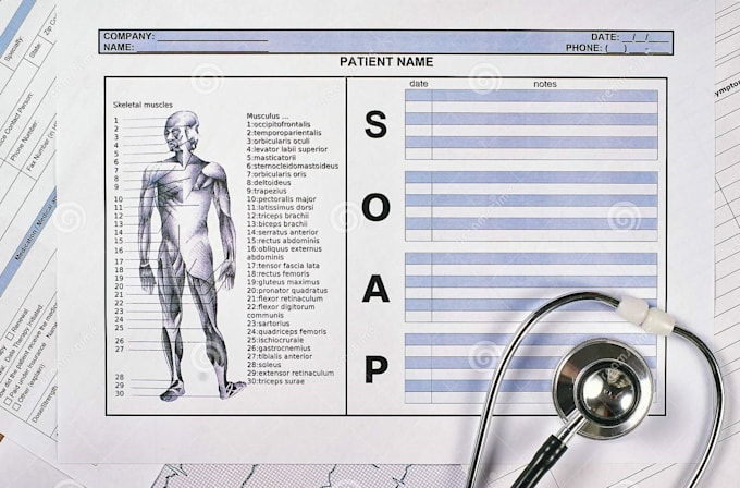 prepare soap notes or progressive notes for you
