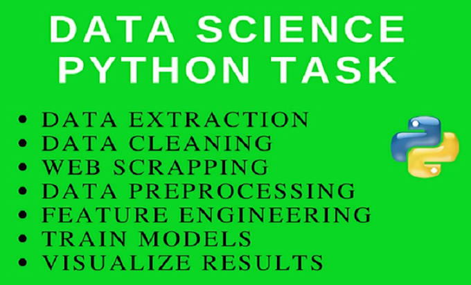 Do data science python data analysis machine learning task python by ...