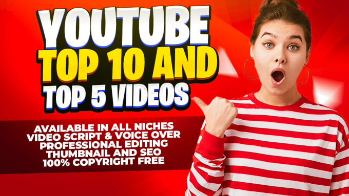make youtube top 5 or top 10 videos