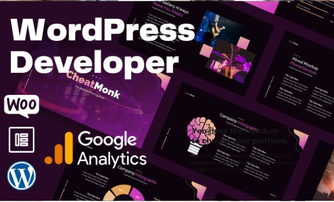 create a  wordpress site, blog, and woo commerce site