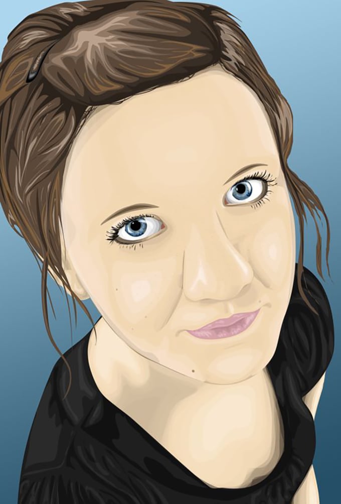 Create your picture in to convert vector portrait by Riverocksw | Fiverr