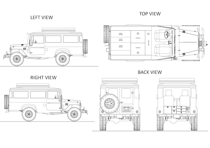 draw sketch and line art for any industrial product design