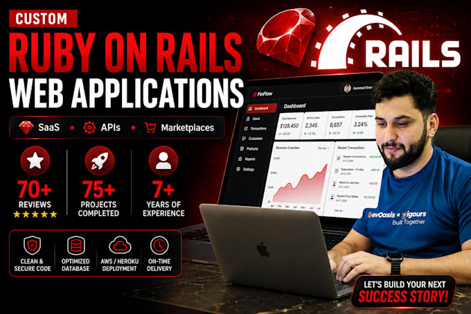 develop your custom ruby on rails ror web application