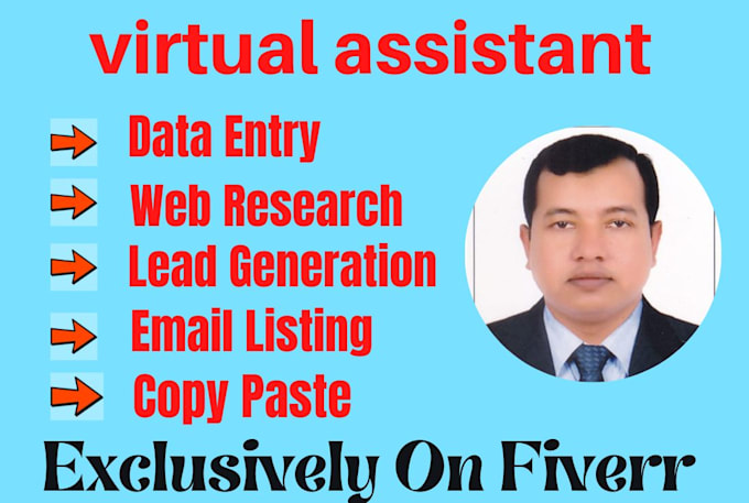 do data entry, copy pest, excel data entry and web research