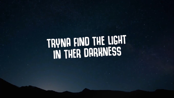 create unique animated lyric music video for your song