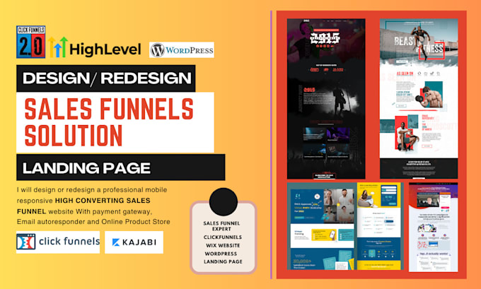 be your sales funnel, clickfunnels or landing page expert