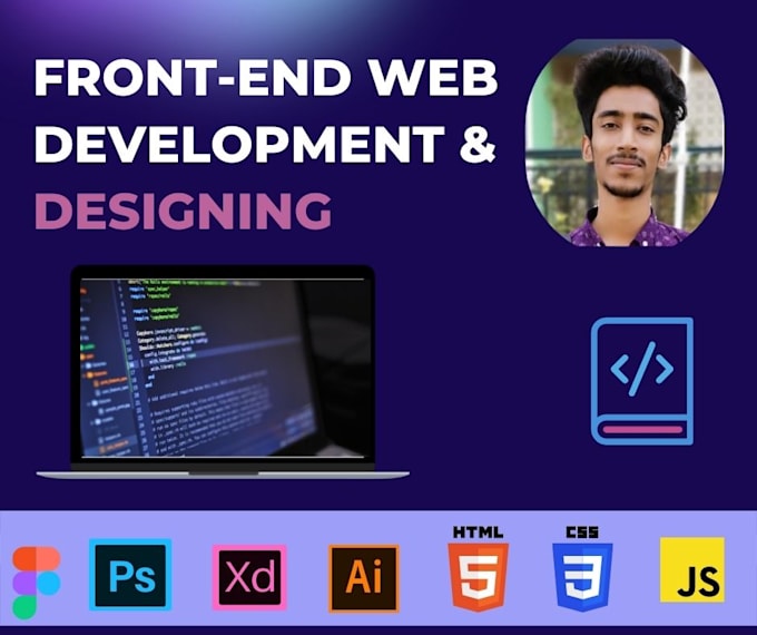 Do frontend web development in html css javascript by Saqib_alam | Fiverr