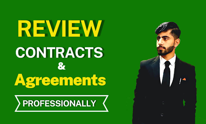 review agreements and contract professionally