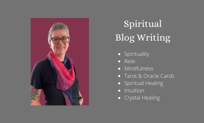 write your spirituality blog post or article