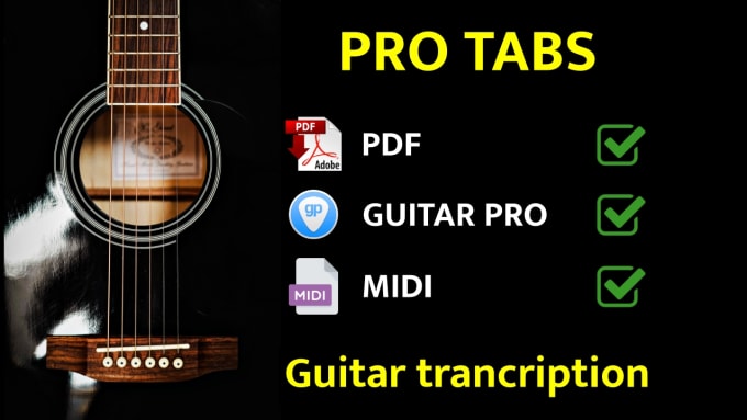make guitar or bass tabs for any song