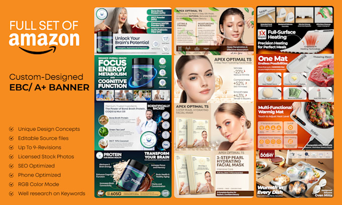 do amazon a plus content, amazon ebc design, product images, storefront design
