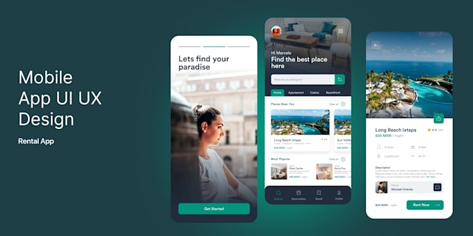 Design stunning ui ux for mobile app and website with figma and adobe ...