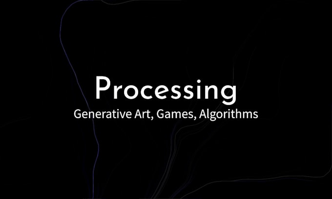 Program games, generative art, or anything else you need in processing ...