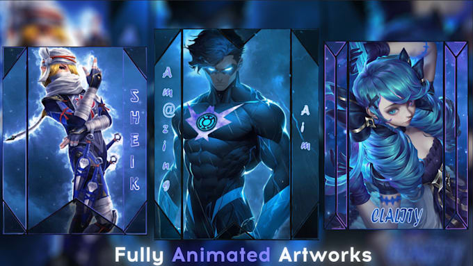create custom animated steam artwork for you