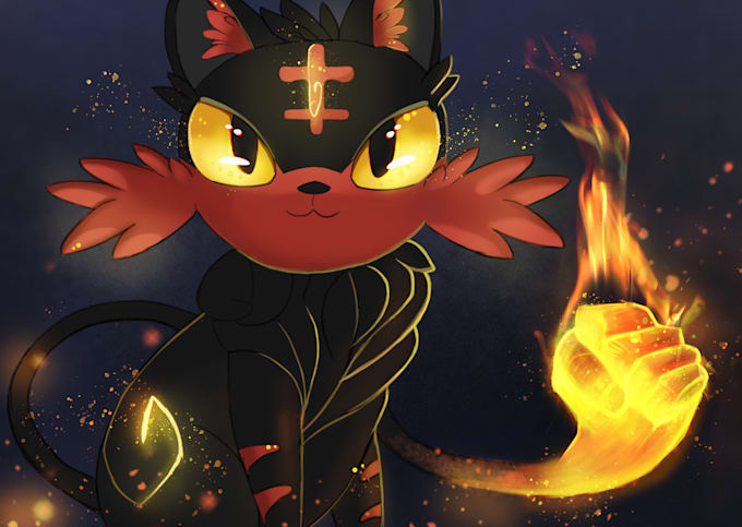Draw your pokemon fakemon arts and concept arts by Koce_art | Fiverr