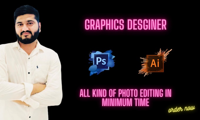 do flyer, graphic design, logo design in adobe illustrator , photoshop
