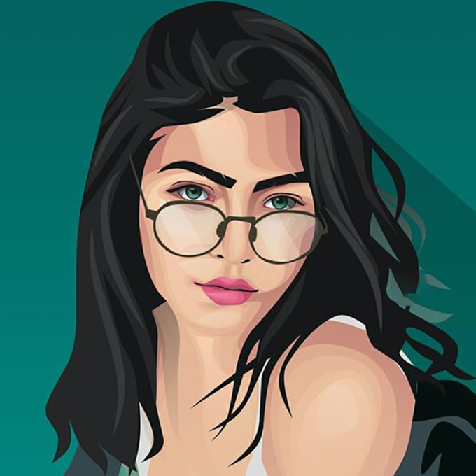 Draw you as a low poly art vector portrait by Jeoterd54 | Fiverr