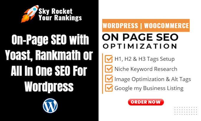 Do on page seo with yoast, rankmath, all in one tools for wordpress by ...