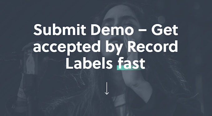 Send your music to a major record label for a good record ...