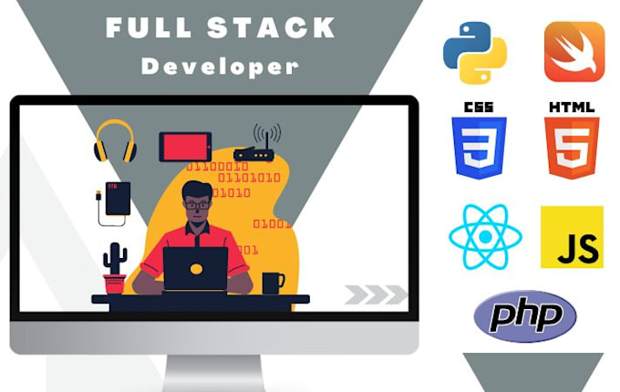 Be your full stack developer html css javascript python by Va_murtaza ...