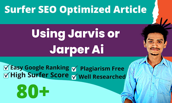 write surfer SEO optimized content using jasper ai and post on wordpress