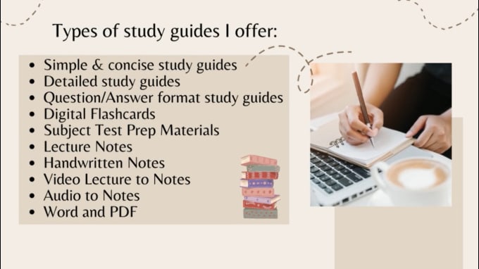 make notes and study guides
