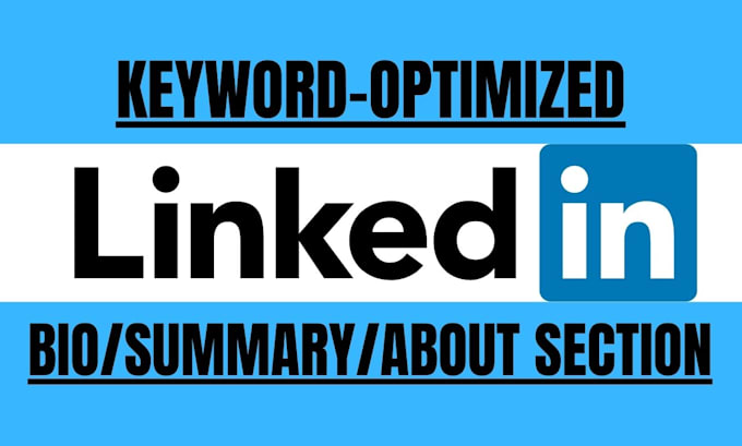 write a professional and keyword optimized linkedin bio