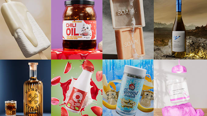 do 3d product animation video and 3d product rendering