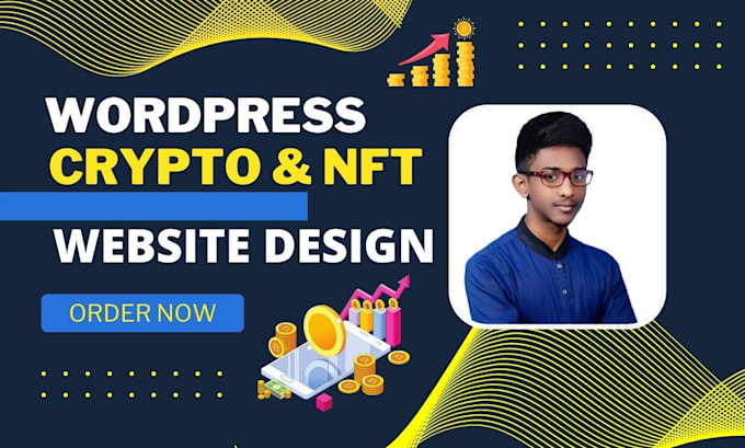 create cryptocurrency selling, ico website and crypto invest wordpress website