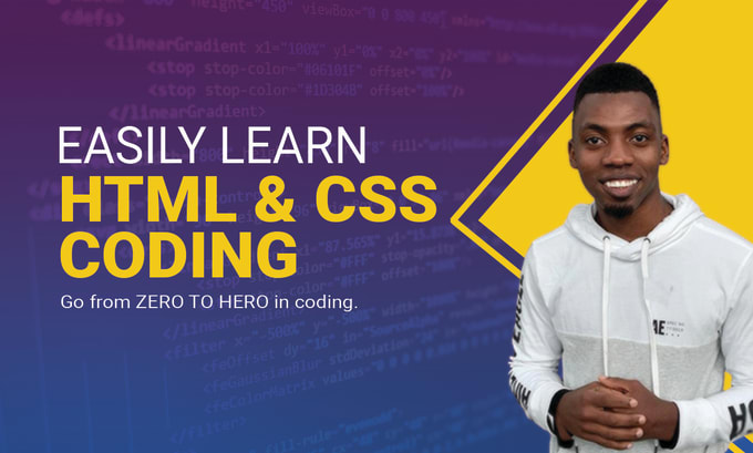 Teach you html and css coding by Studios22 | Fiverr