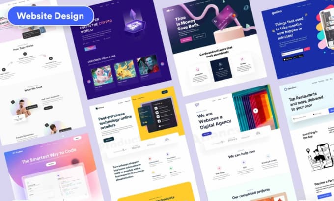 Use html, css, reactjs to create high quality website design by ...