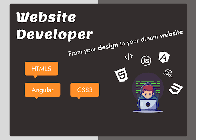 Create your front website based on your design by Jannixdey | Fiverr