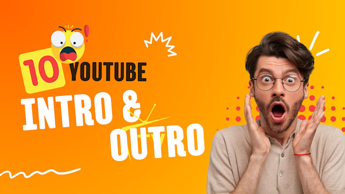 create custom youtube intro and outro screen animations