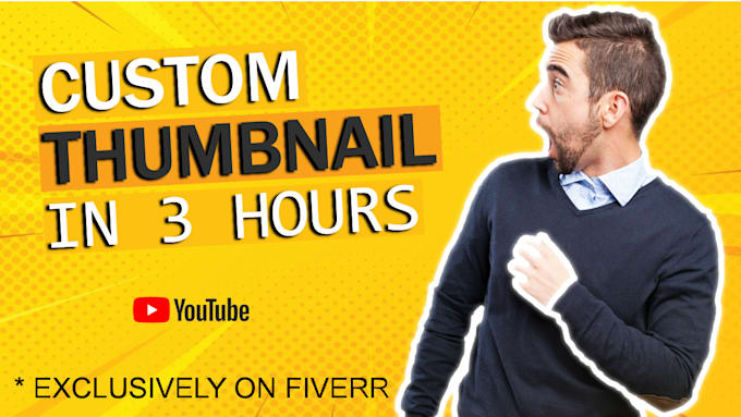 design amazing clickbait youtube thumbnail