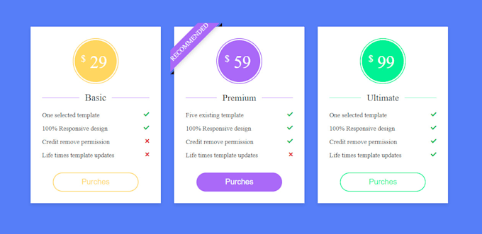 Do htm css web page design by zakrianoor769 fiverr