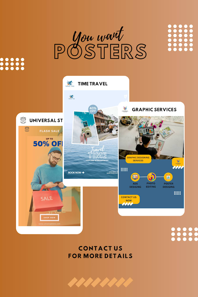 design eye catching posters and flyers designs