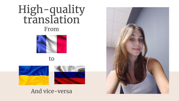 Traduction francais on sale russe